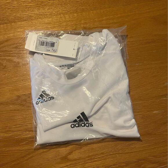 NWT adidas climalite white womens top size small - Picture 7 of 7
